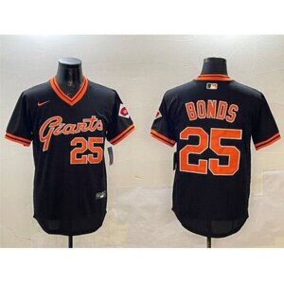 Mens Youths Kids Womens Barry Bonds Black Stitched Jersey